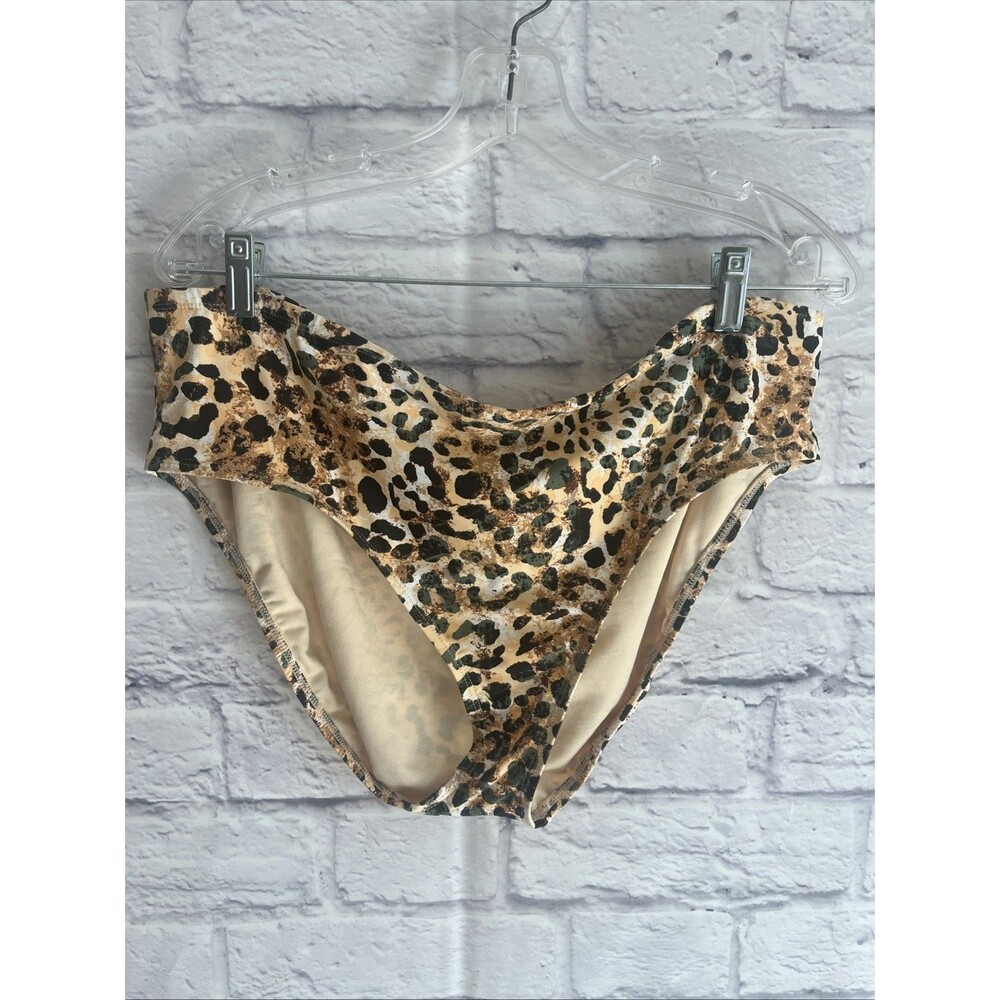Mynah Women’s NWT Animal Print Bikini Bottom Size 20W